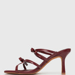 MIMI Bow Strappy Stiletto Sandals