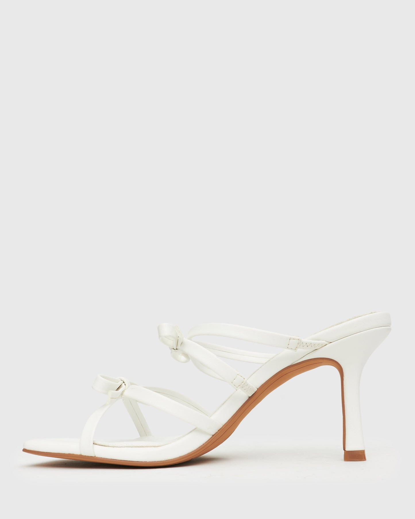 MIMI Bow Strappy Stiletto Sandals