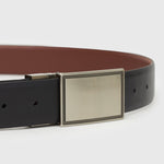 MENS REVERSIBLE LEATHER BELT OUT L/XL