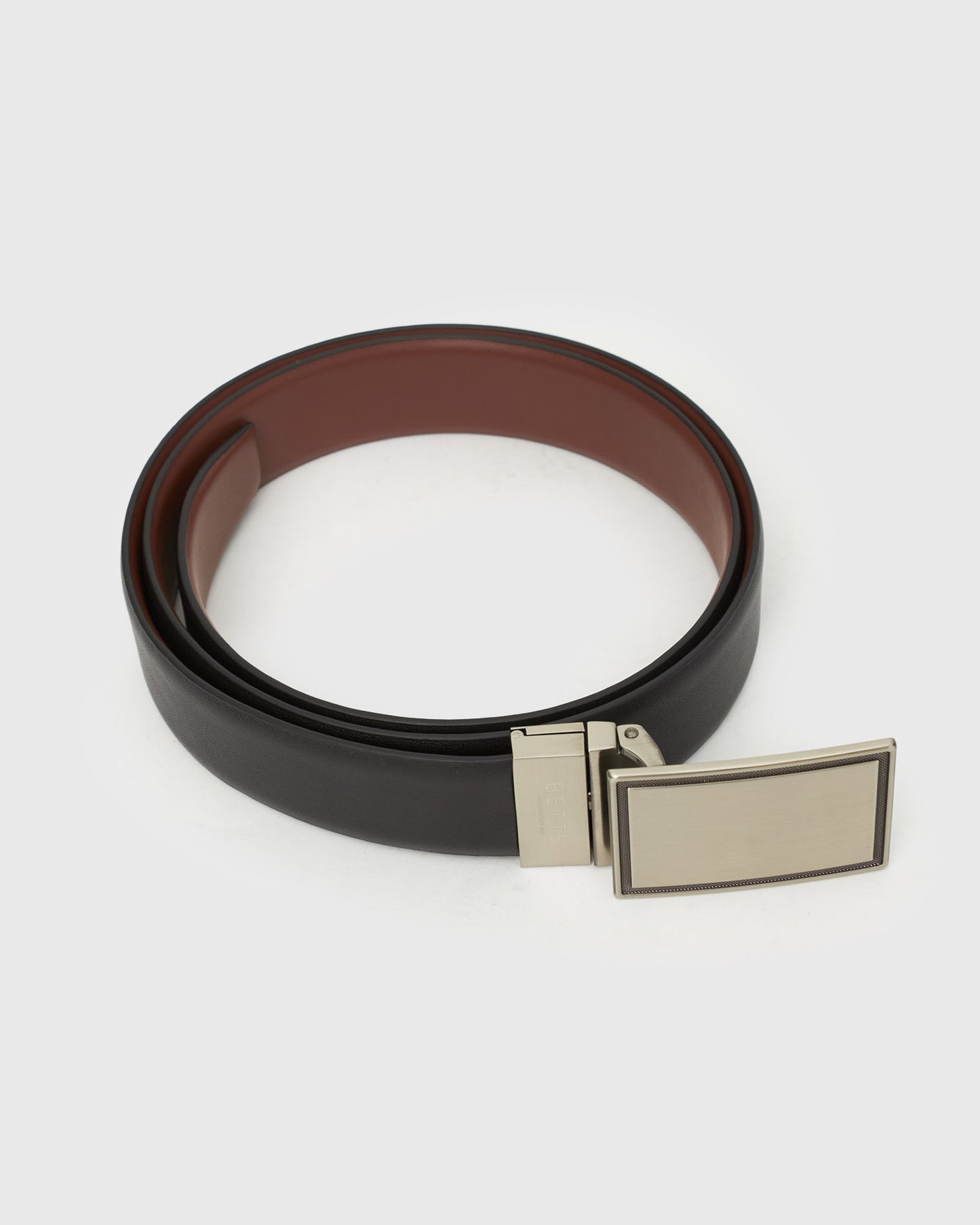 MENS REVERSIBLE LEATHER BELT OUT S/M