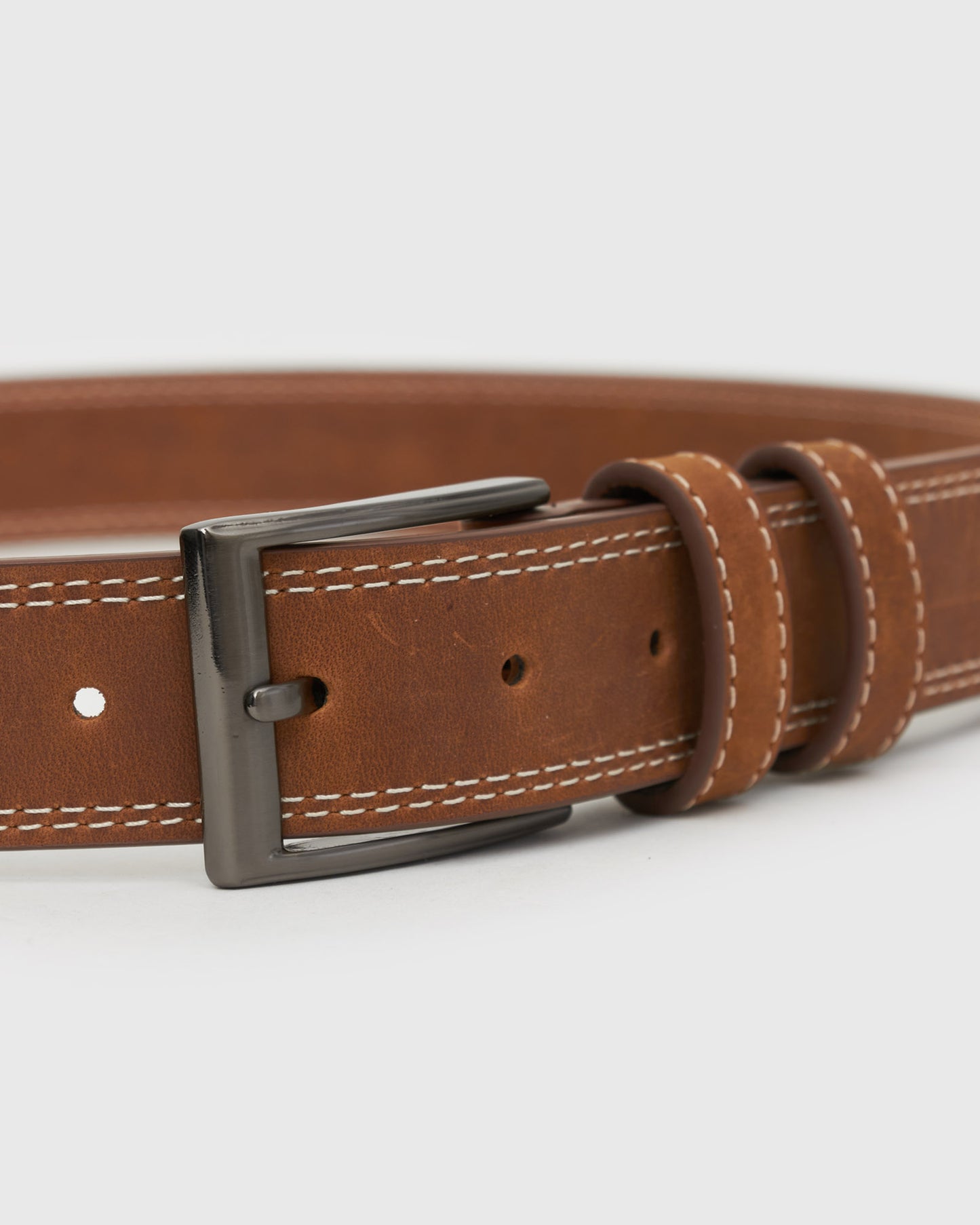 MENS LEATHER BELT SEAT L/XL