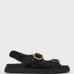 MARIGOLD Buckle Footbed Sandals