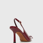 YVETTE Bow Slingback Stiletto Heels