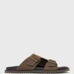 GAGE Leather Buckled Sandals