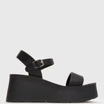 CHUROS Vegan Wedge Sandals