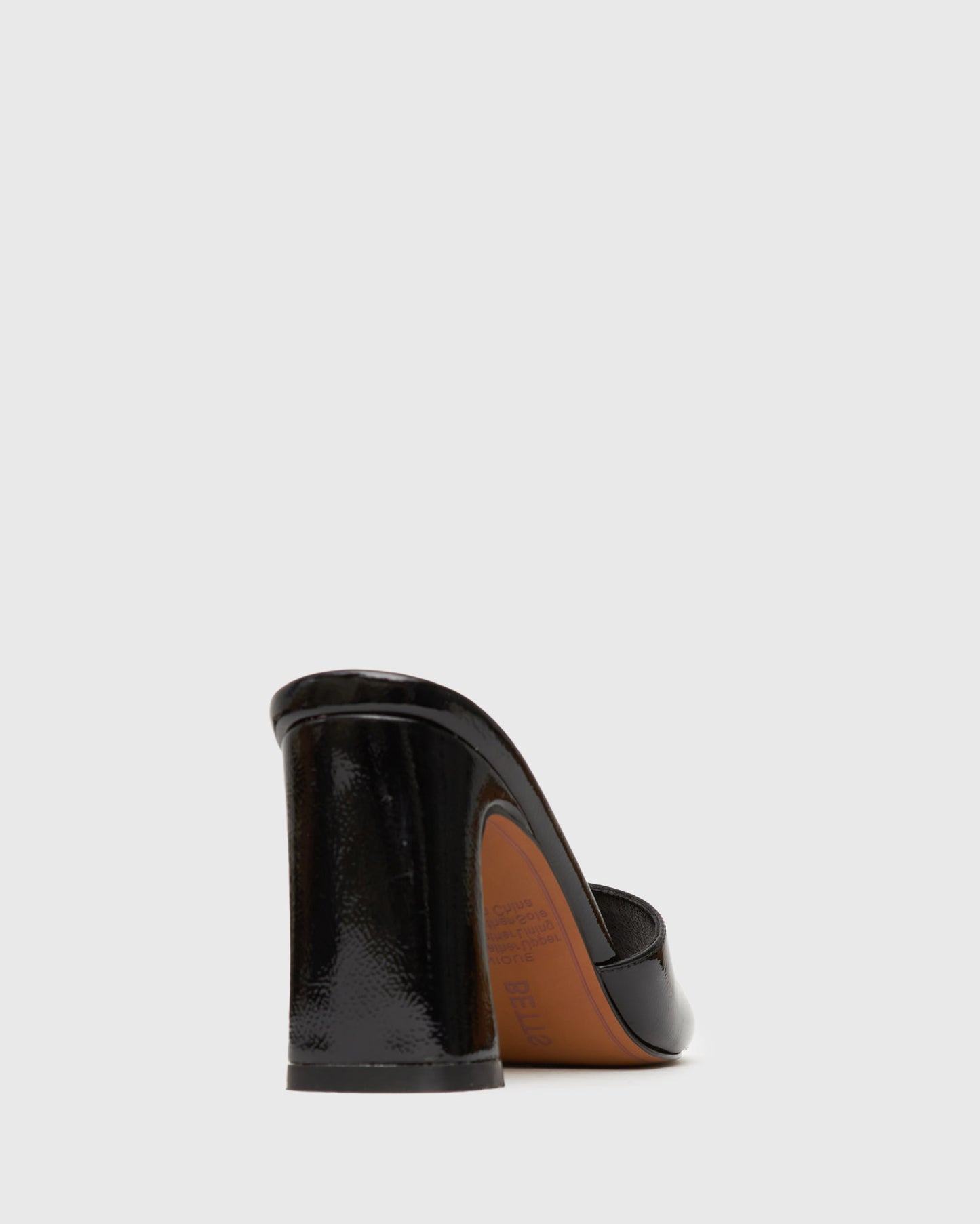 UNIQUE Square Toe Heeled Mules