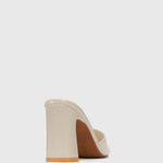 UNIQUE Square Toe Heeled Mules