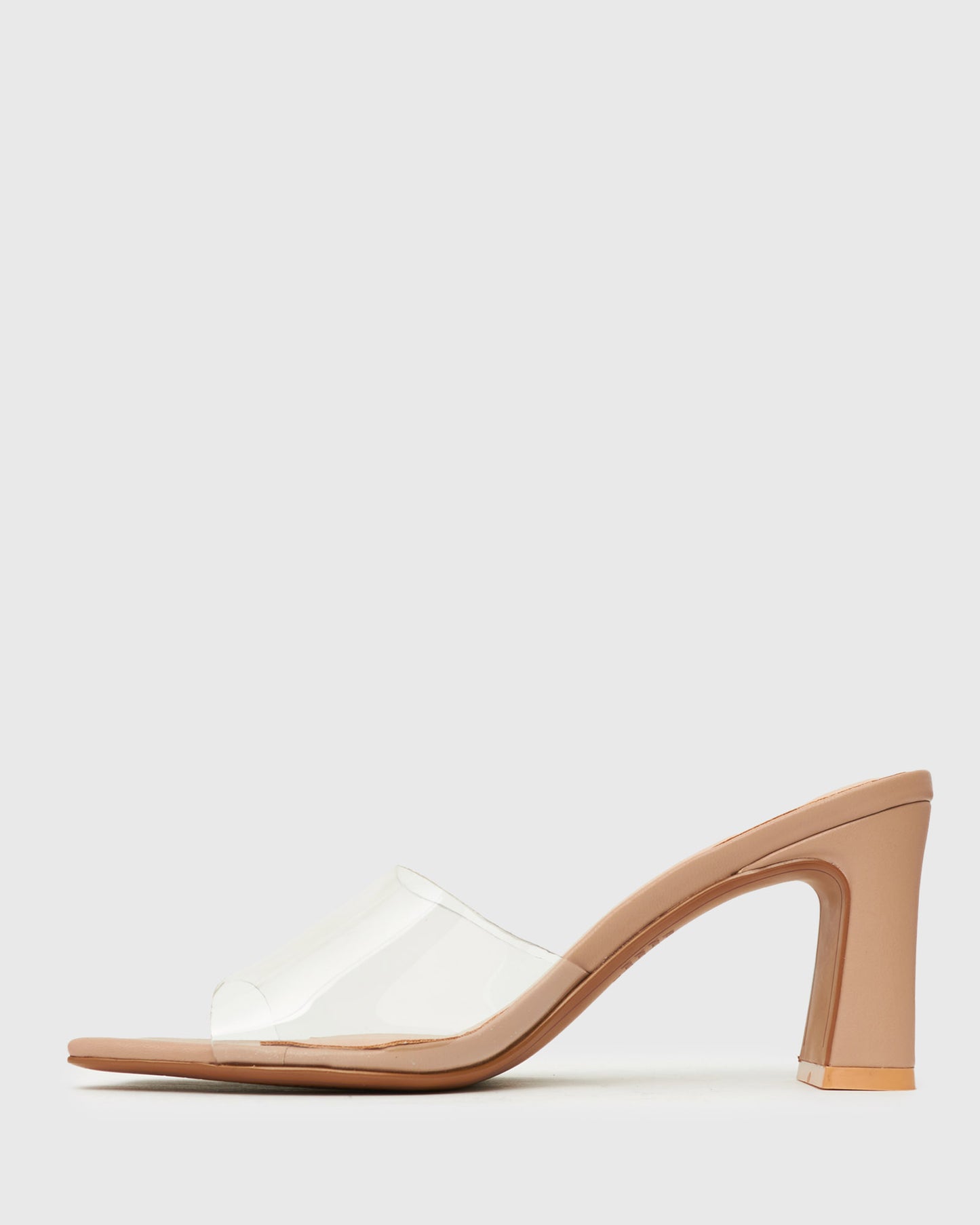 UNIQUE Square Toe Heeled Mules