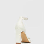 KNICKY Pointy Toe High Block Heels