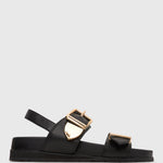 EBONY Vegan Buckled Strap Sandals