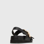 EBONY Vegan Buckled Strap Sandals