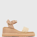 QUOE Vegan Wedge Sandals