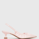 DIVINE Ruched Slingback Pumps