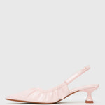 DIVINE Ruched Slingback Pumps