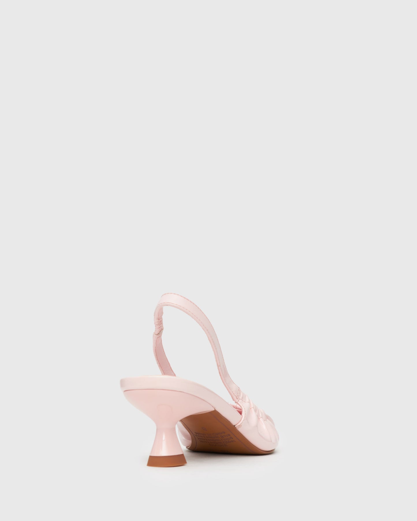 DIVINE Ruched Slingback Pumps