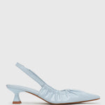 DIVINE Ruched Slingback Pumps