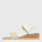 Wider Fit KENZIE Vegan Low Wedge Sandals