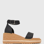 QUEENIE Vegan Wedge Sandals