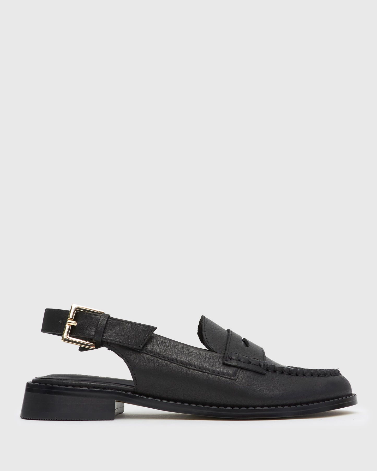 CASABLANCA Leather Slingback Loafers