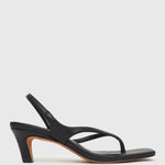 ZOE Low Heel Thong Sandals