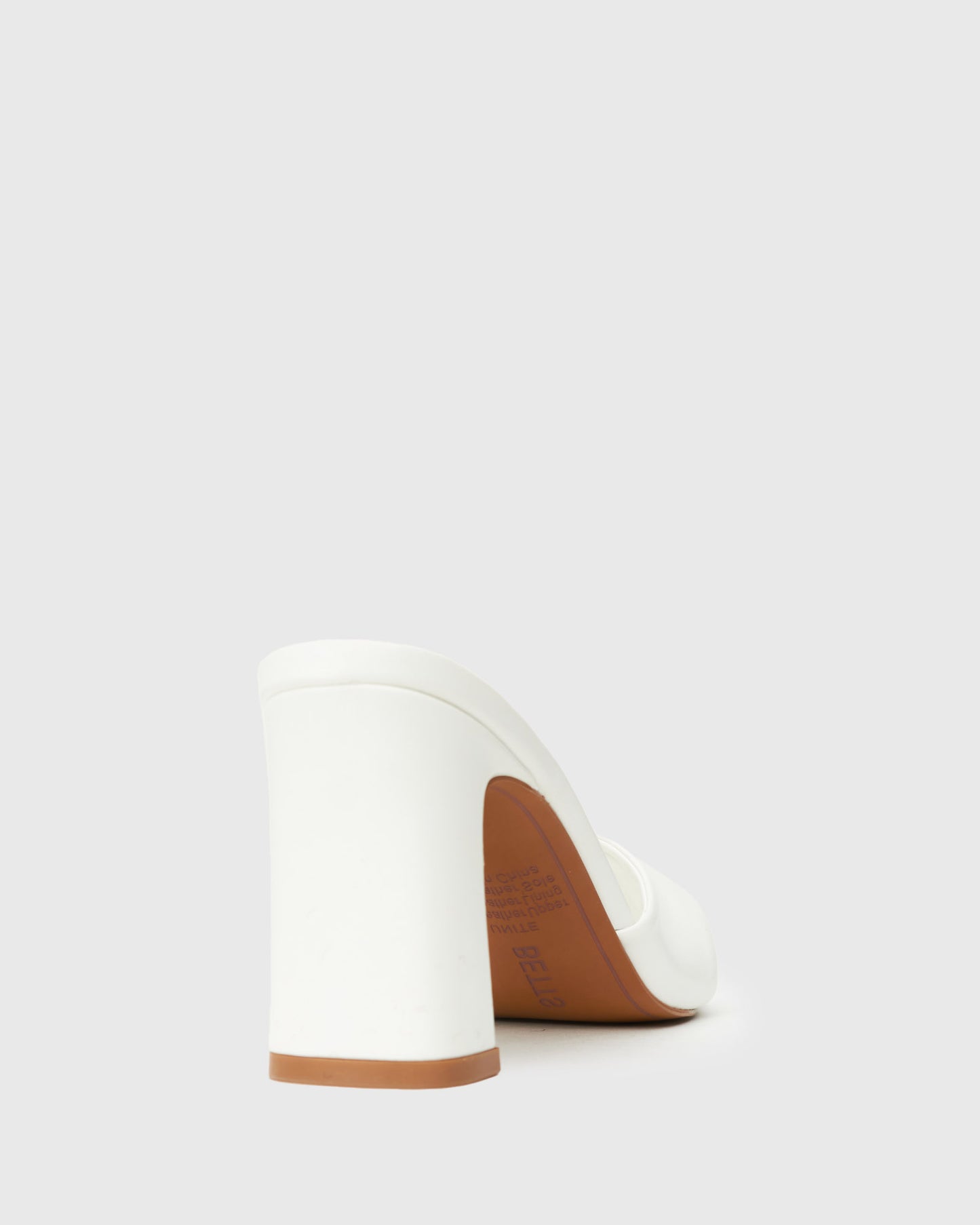 UNITE Twist Front Block Heel Mules