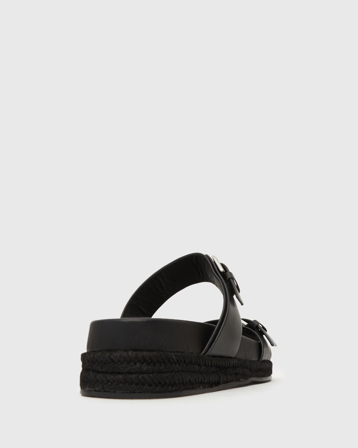 REMI Leather Buckled Strap Slides