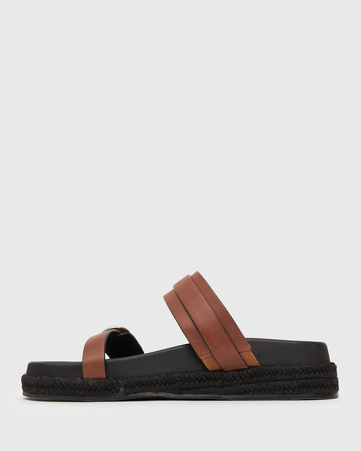 REMI Leather Buckled Strap Slides