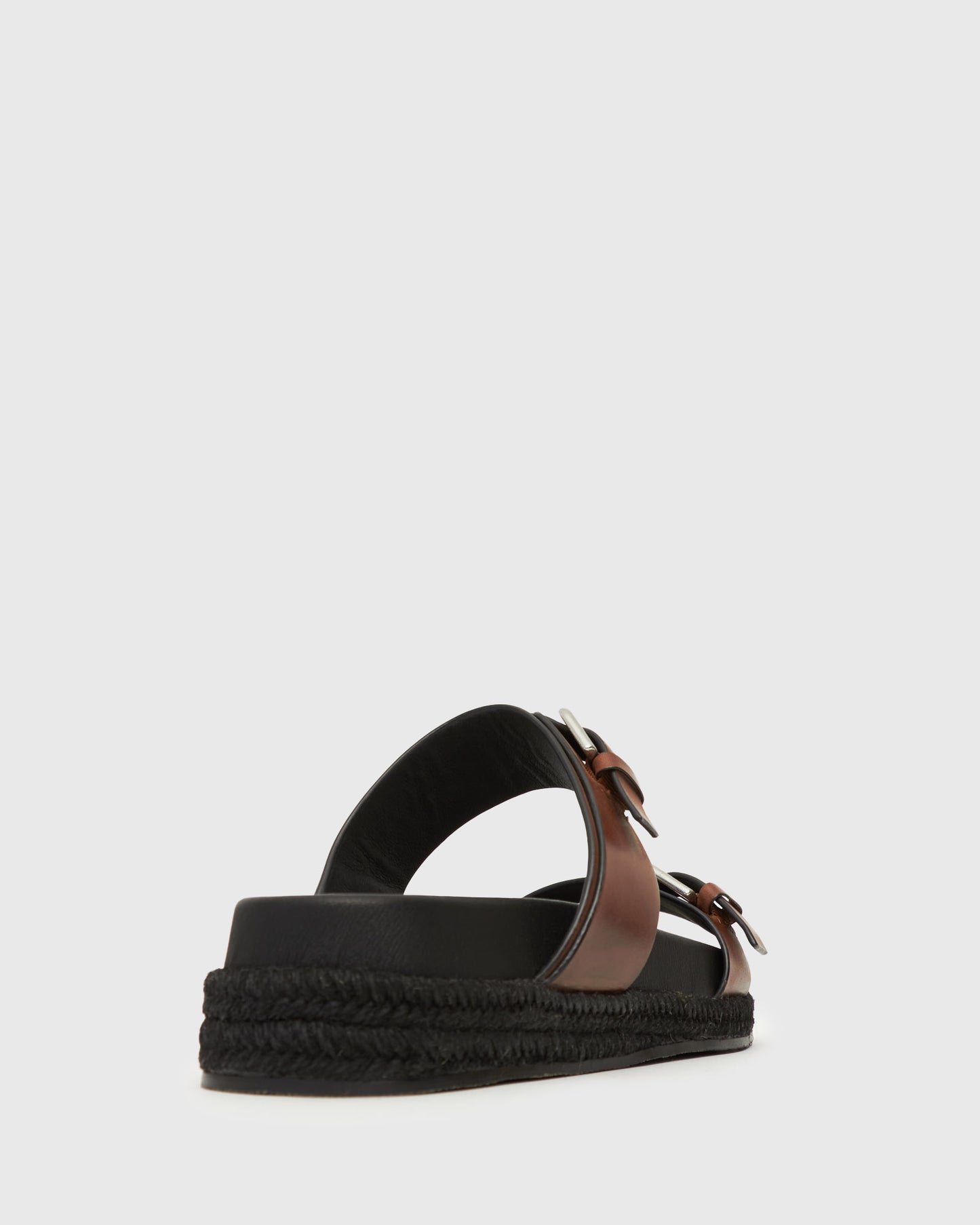 REMI Leather Buckled Strap Slides