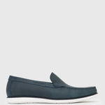 NICOLAS Plain Toe Leather Loafers