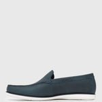 NICOLAS Plain Toe Leather Loafers