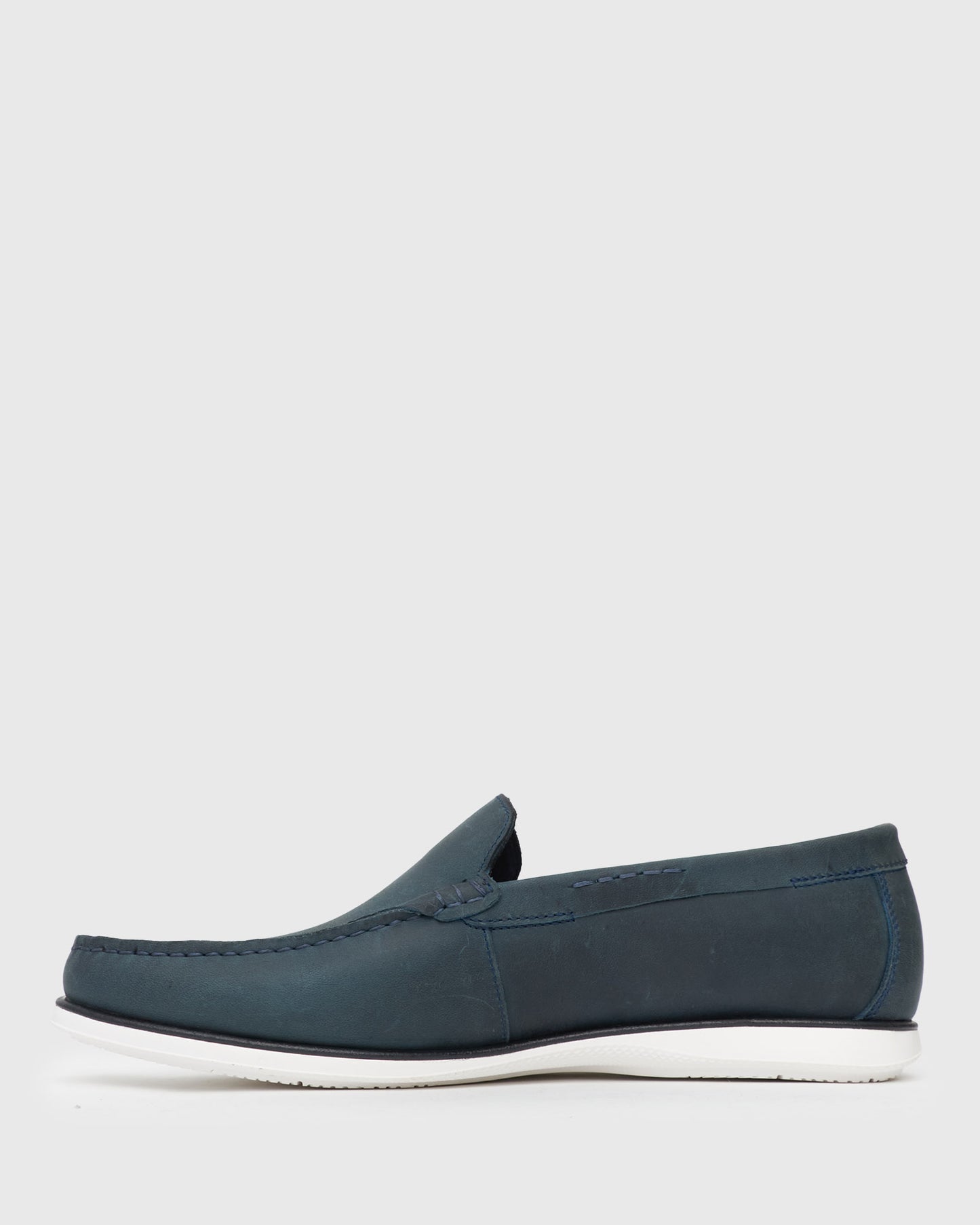 NICOLAS Plain Toe Leather Loafers