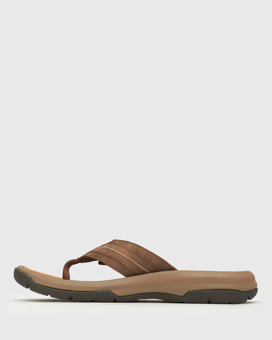 VICTOR Leather Thong Sandals