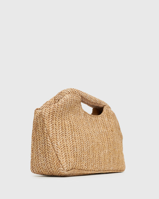 HOLIDAY Raffia Handheld Clutch Bag