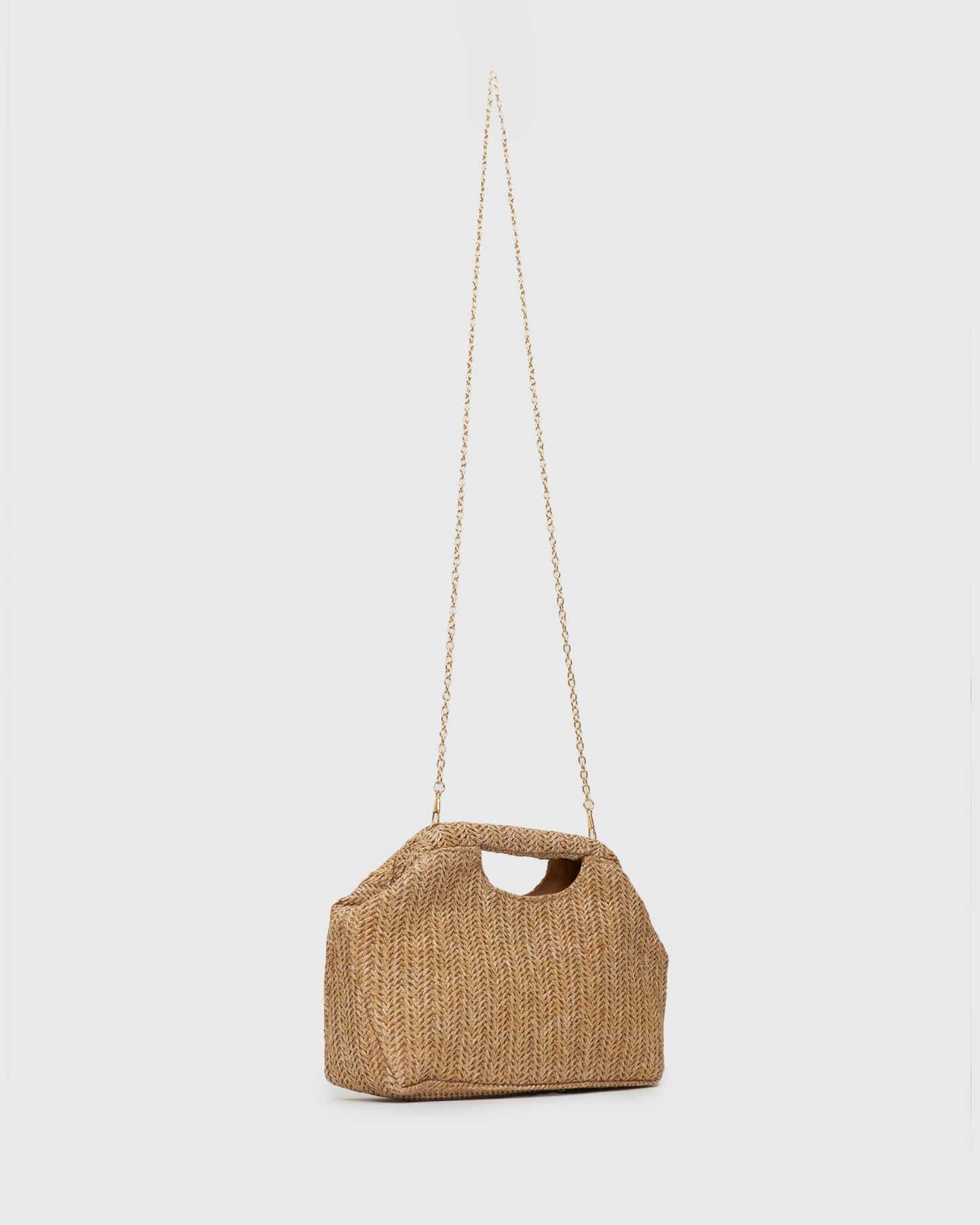 HOLIDAY Raffia Handheld Clutch Bag