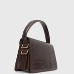 MALTA Croco Top Handle Bag