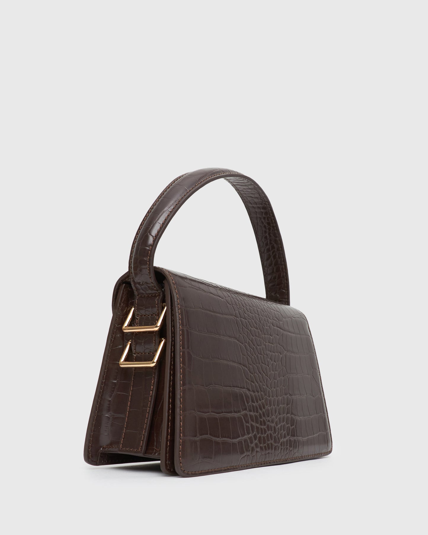 MALTA Croco Top Handle Bag