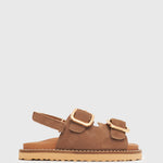 HUNTER INFANT Buckle Detail Leather Sandals