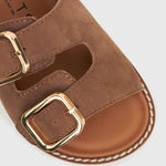 HUNTER INFANT Buckle Detail Leather Sandals