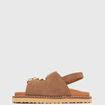 HUNTER INFANT Buckle Detail Leather Sandals