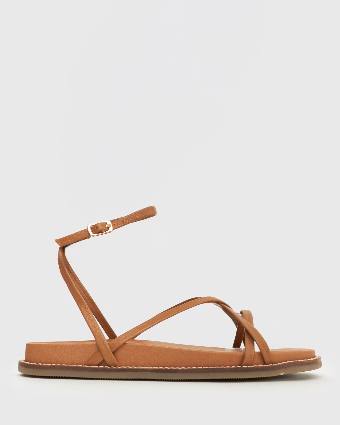 PALM Leather Strappy Footbed Sandals