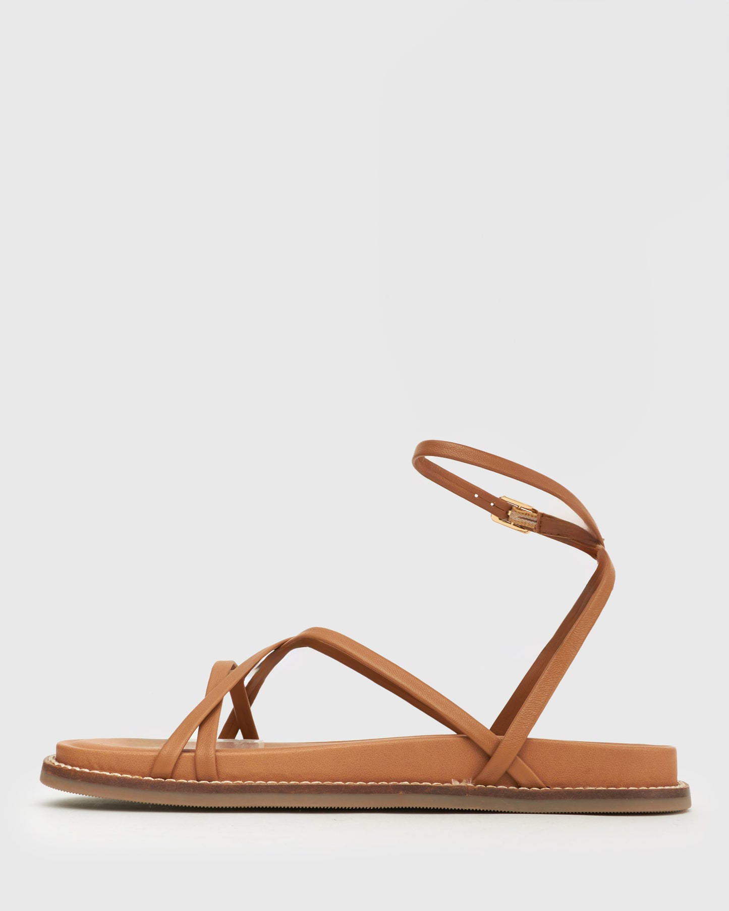 PALM Leather Strappy Footbed Sandals