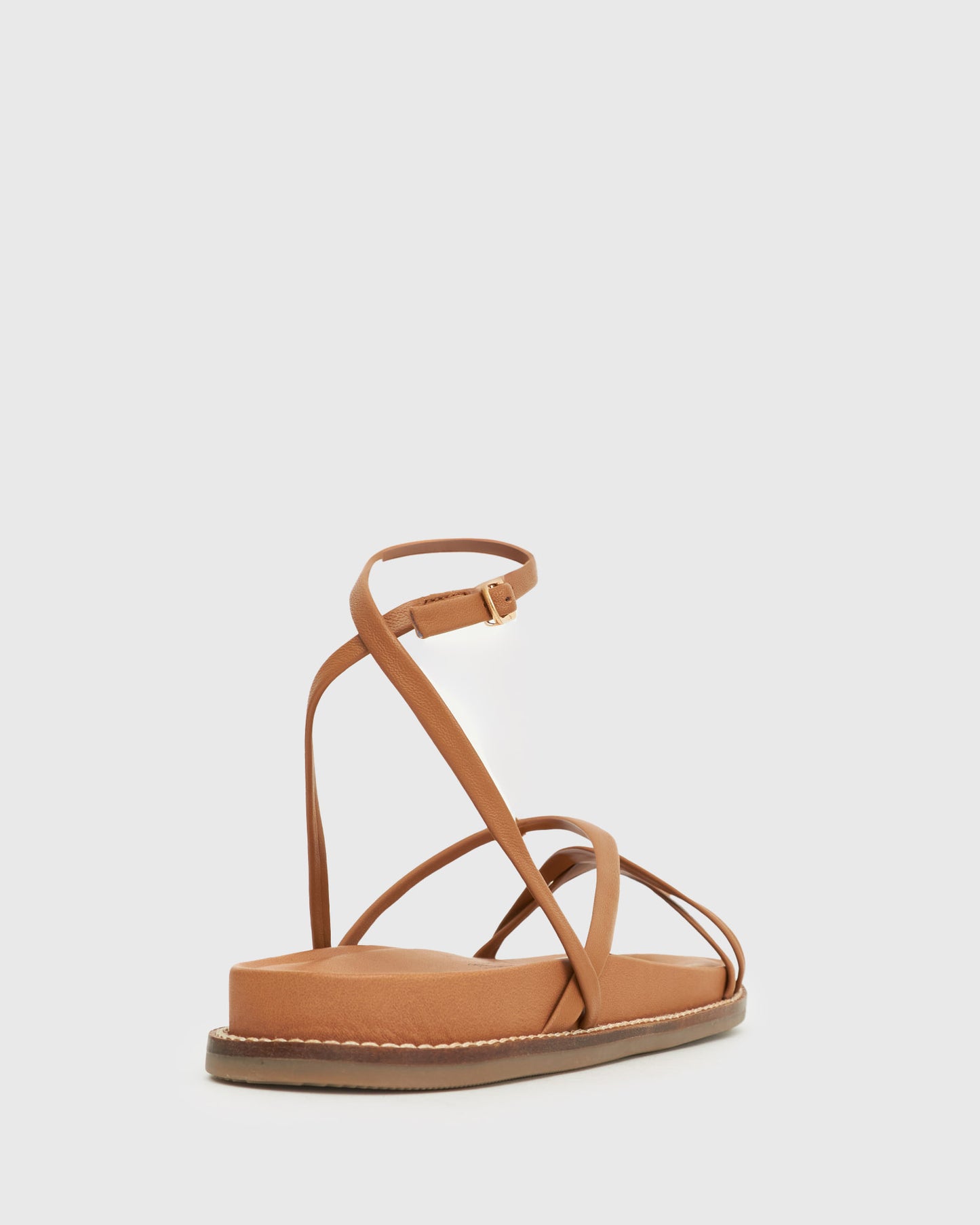 PALM Leather Strappy Footbed Sandals