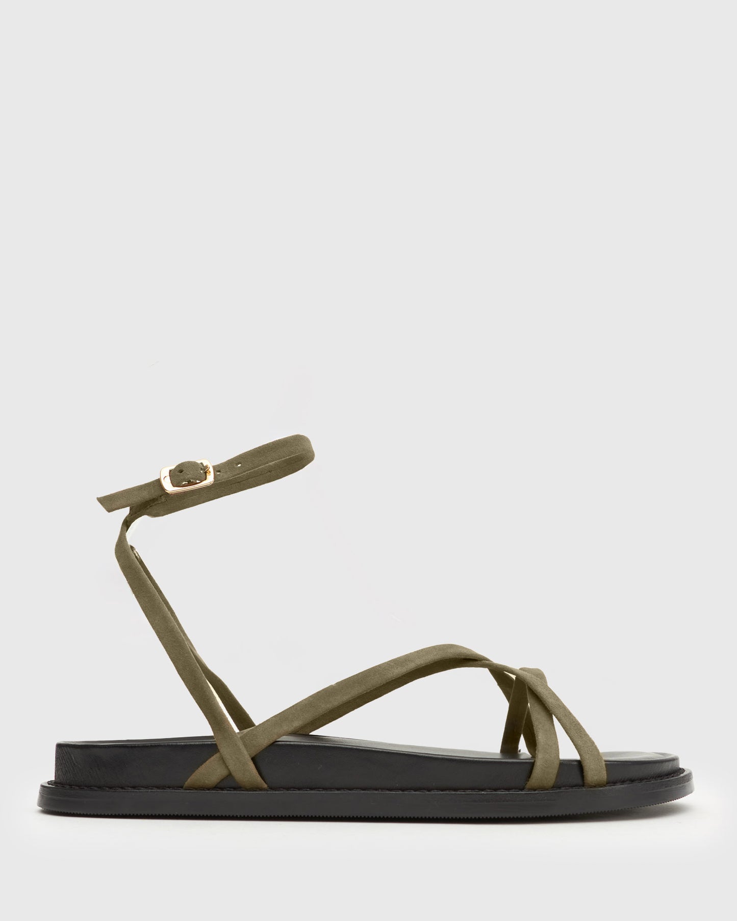 PALM Leather Strappy Footbed Sandals