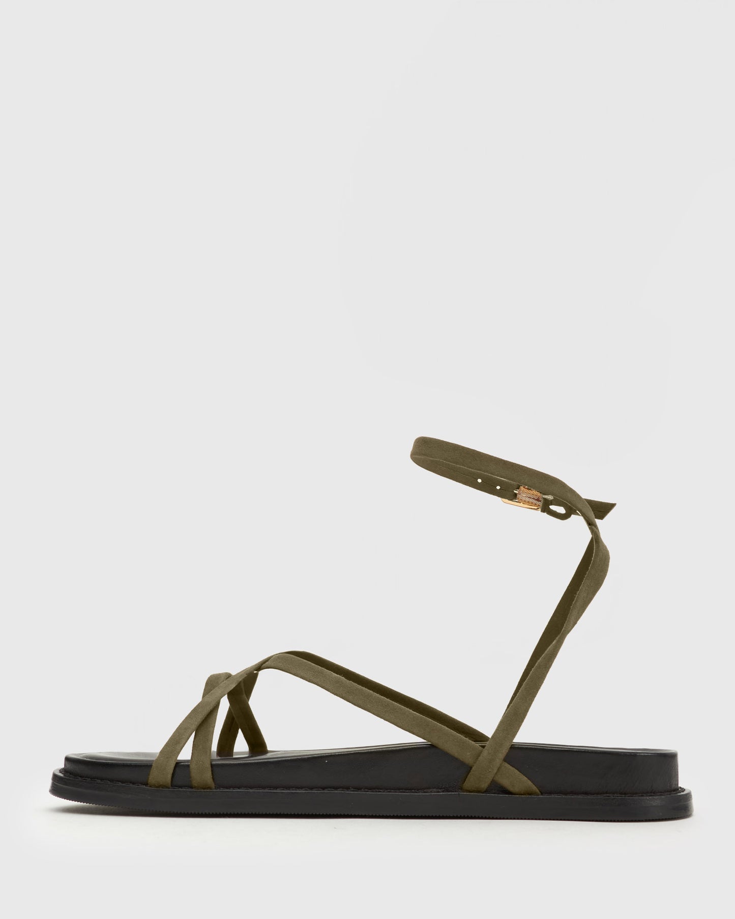 PALM Leather Strappy Footbed Sandals