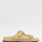 ZOYA Raffia Slide Sandals