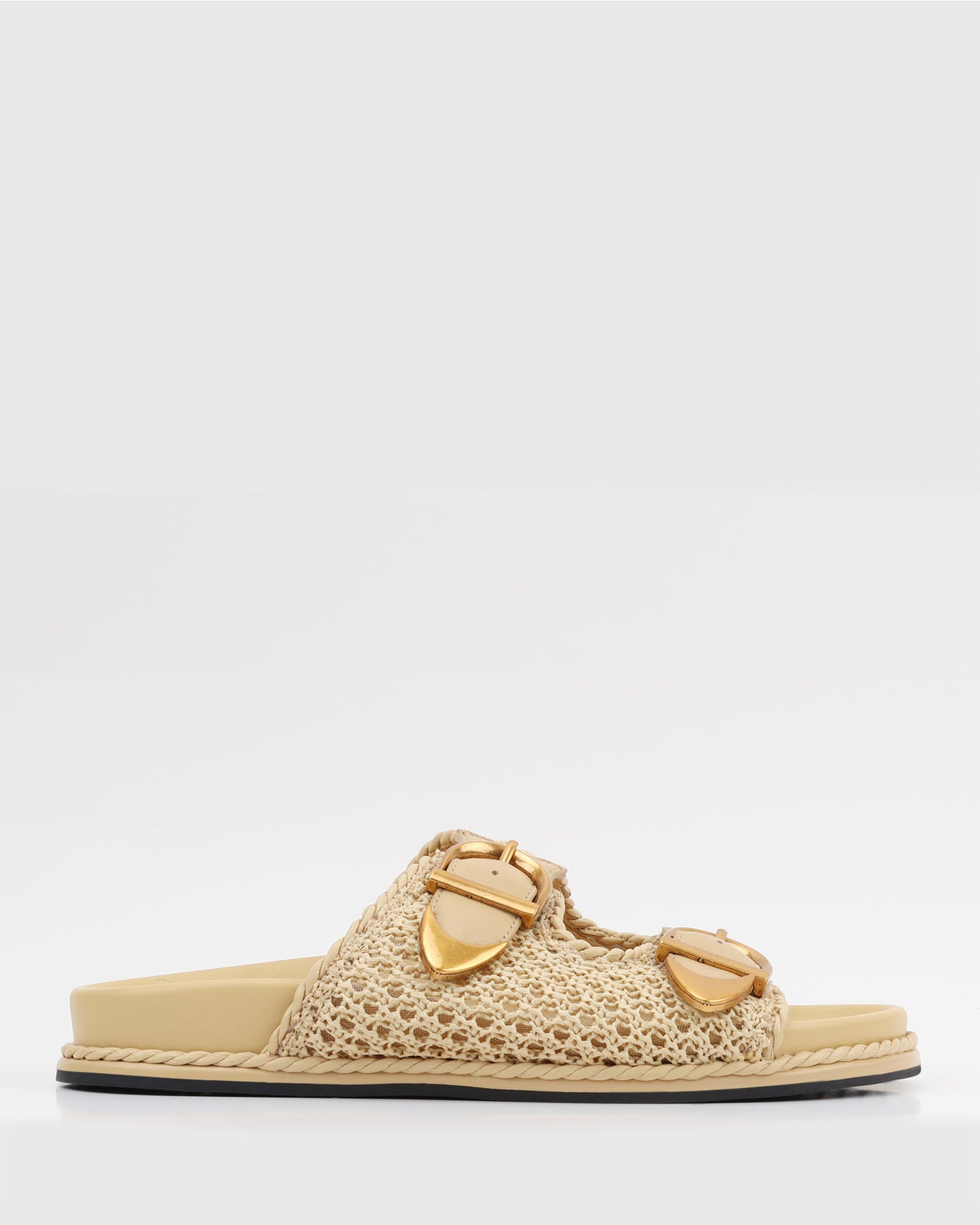 ZOYA Raffia Slide Sandals