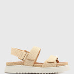 TINY Leather Flatform Sandals