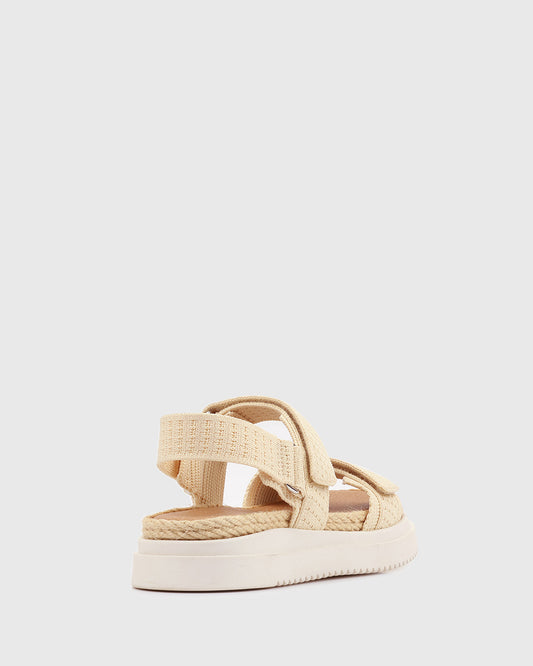 TINY Leather Flatform Sandals