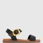 Wider Fit ATLANTA Vegan Flat Sandals