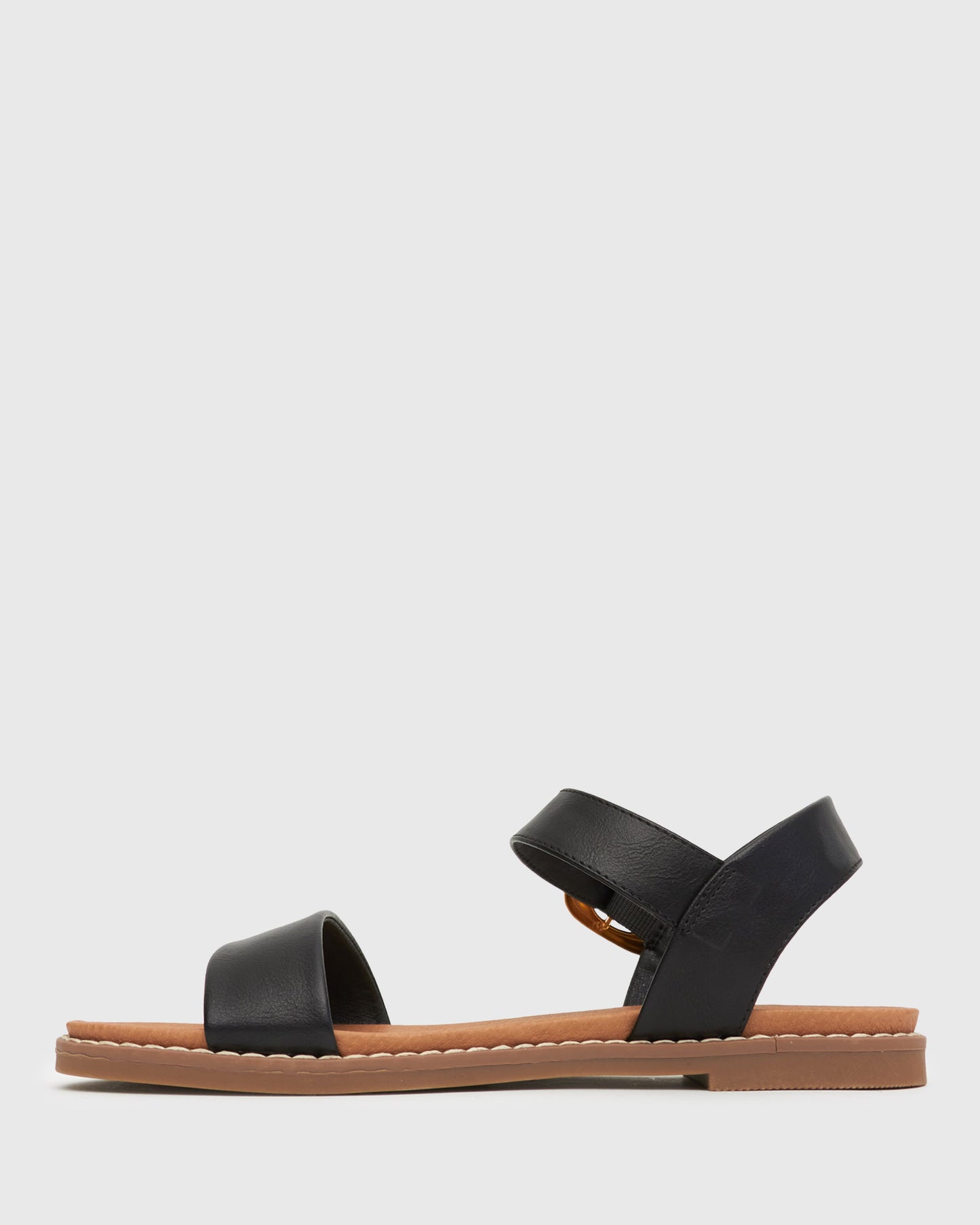 Wider Fit ATLANTA Vegan Flat Sandals